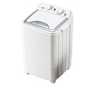 Lavadoras 2021 actualización UV antibacteriana ligera azul, lavadora de 220V portátiles for acampar con secador de giro, 7. 5kg, for caravanas al aire libre, pequeños apartamen