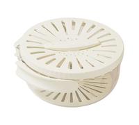Lavafruta plegable, colador 2 en 1, cesta de cocina de 10 pulgadas con asa, acrílico resistente, herramienta para preparar verduras con diseño ventilado, accesorio de ensalada de picnic
