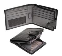 Lavalen® Cartera RFID de Piel Auténtica para Hombre - Gran Capacidad con Monedero Hecho a Mano - Billetera de Piel Joven - Regalos Originales