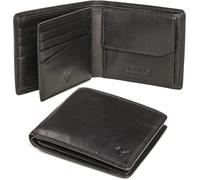 Lavalen Carteras para Hombre Piel - Hecha a Mano - Monedero Tarjetero Cuero - La Cartera Hombre Piel Genuina - Billeteras con RFID - Wallets for Men - Regalos Originales, Negro