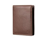 Lavalen Carteras para Hombre Piel - Hecha a Mano - Monedero Tarjetero Vertical Cuero - La Cartera Hombre Piel Genuina - Billeteras con RFID - Wallets for Men (Marrón)