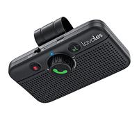 Lavales Altavoz Bluetooth 6.0 para coche, kit de altavoces Bluetooth inalámbricos manos libres para teléfono celular, compatible con Siri y Google Voice Assistant, encendido automático, kit de audio
