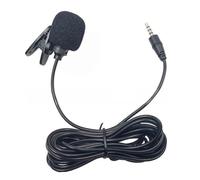 Lavalier - Micrófono con clip de 3,5 mm para Lavalier de 3,5 mm, incluyendo teléfonos móviles, por lo que es accesible para cualquier persona independientemente de la experiencia técnica (4 polos)