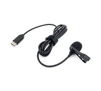 Lavalier Micrófono de solapa omnidireccional condensador Lavalier Mic para cámara de acción