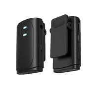 Lavalier Micrófono para cámara, micrófono inalámbrico con cancelación de ruido, micrófono de grabación inalámbrico, micrófono de clip, amplificador de voz para video y canto