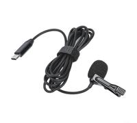 Lavalier Micrófono para Insta360 X4 de alta fidelidad USB C Clip On Mic Omnidireccional Condensador para Vlogging Filmmaking Podcasting Cable de 1,5 m (para X4)