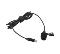 Lavalier Micrófono para Insta360 X4 de alta fidelidad USB C Clip On Mic Omnidireccional Condensador para Vlogging Filmmaking Podcasting Cable de 1,5 m (para X3/X2)