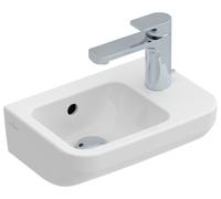 Lavamanos Architectura de Villeroy & Boch, angular, agujero para grifo a la derecha, con rebosadero, 360x260mm, 437336R1, Color: Cerámica Blanca
