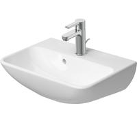 Lavamanos Duravit ME by Starck, 1 orificio para grifo, con rebosadero, con orificio para grifo, 450mm, 0719450000, Color: Blanco