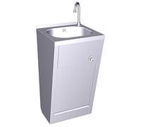 Lavamanos inox de rodilla agua fria y caliente