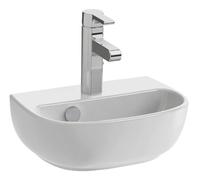 Lavamanos pequeño JACOB DELAFON Medidas 36x26cm Con embellecedor de rebosadero 1 orificio central para grifería ODÉON UP E4761-00