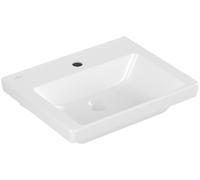 Lavamanos Subway 3.0 de Villeroy & Boch, 1 agujero para grifo, sin rebosadero, 500x400mm, 4370FG01, Color: blanco-alpino