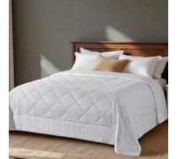 LAVANCE Edredón 100% Viscosa Hecho de bambú, tamaño King, Ligero, Sedoso, Relleno de edredón Alternativo de plumón Suave, refrescante, edredón de Verano, Blanco, 90 x 106 Pulgadas