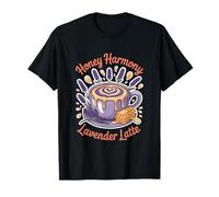 Lavanda Miel Capuchino Mujeres Baristas Sweet Floral Sip Camiseta