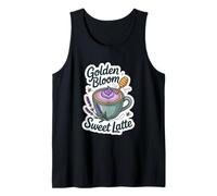 Lavanda Miel Capuchino Mujeres Baristas Sweet Floral Sip Camiseta sin Mangas