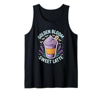 Lavanda Miel Capuchino Mujeres Baristas Sweet Floral Sip Camiseta sin Mangas