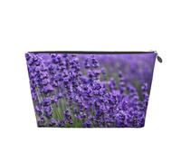 Lavanda Morada, Bolsa de artículos de tocador Bolsa de Maquillaje Bolsa de cosméticos Bolsa de artículos de tocador de Viaje portátil