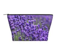 Lavanda Morada, Bolsa de artículos de tocador Bolsa de Maquillaje Bolsa de cosméticos Bolsa de artículos de tocador de Viaje portátil