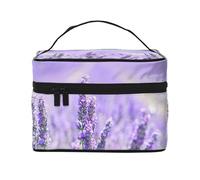 Lavanda Morada, Bolsa de Maquillaje Bolsa de cosméticos Bolsa de Aseo de Viaje portátil Estuche para lápices