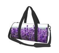 Lavanda Morada, Bolsa de Viaje de Gran Capacidad, Bolso Redondo, Bolsa de Viaje Deportiva, Bolsa de Mano, Bolsa de Fitness