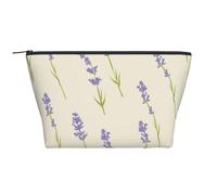 Lavanda Pequeña, Bolsa de artículos de tocador Bolsa de Maquillaje Bolsa de cosméticos Bolsa de artículos de tocador de Viaje portátil