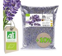 Lavanda Seca Natural - Flor Seca - Lavandin Grosso - Flor de Lavanda Seca Natural para Ambientador, Aceite Esencial, Jabones, Cosméticos, Velas…@Atlantis Organica (1, 500)