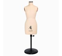 lavandeform Half Scale Dress Form 1:2 Miniature Sewing Half Size Mannequin. straightly into Body Inside,（Not Adult Full Size） Fully Pinnable Dressmaker Dummy. (beiges)