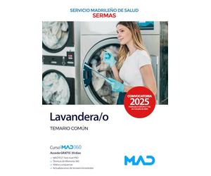 LAVANDERA/O TEMARIO COMUN SERVICIO MADRILEÑO SALUD SERMAS