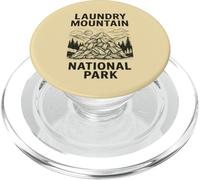 Lavandería Montaña Parque Nacional Divertido Mamá Vida Vintage Parodia PopSockets PopGrip para MagSafe