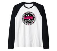 Lavandería Servicio de Limpieza Personal Trabajador de lavandería Camiseta Manga Raglan