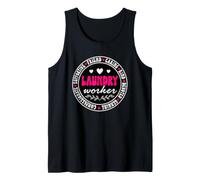 Lavandería Servicio de Limpieza Personal Trabajador de lavandería Camiseta sin Mangas