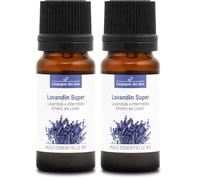 LAVANDÍN SÚPER - 10 mL - Aceite Esencial Orgánico - 100% Puro, Natural, Quimiotipado y Certificado AB (Paquete de 2)