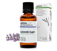 Lavandín Súper BIO (Lavandula x intermedia) - 30 mL - Aceite Esencial Quimiotipado y Certificado AB - Aroma Labs