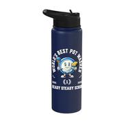 Lavando Ollas Divertidas Lavadora Cafetería Restaurante Estudiante Bistro Stainless Steel Insulated Water Bottle