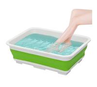 Lavapiés de piscina - Bañera para remojo de pies - Portátil plegable para playa, natación, piscinas al aire libre, acceso a escaleras