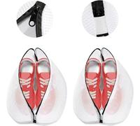 Lavar Zapatillas Saco Lavadora Zapatos Malla Lavadora zapatillas Bolsas Para Lavadora Zapatillas Protege los Zapatos e los Daños Malla Lavar Zapatillas Adecuado para lavar almacenar y viajar (2)