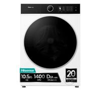 Hisense WD5I1045BWQ - Lavasecadora de Libre Instalación 10.5/6 Kg 1400 Rpm Autodosificación Clase A