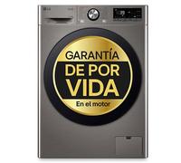 Lavasecadora inteligente AI Direct Drive TM, Turbowash 360º, 11/6kg, 1400rpm, Un 10% más eficiente que A(lavado) /D(secado) Inox antihuellas, Serie 700 - F4DR7011AGS