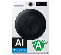 Samsung Lavasecadora AI 9Kg/6Kg AI EcoBubble™ Clase D/A Blanca WD90HG5U34BEEC - White, White