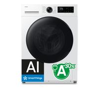 Samsung Lavasecadora AI 9Kg/6Kg AI EcoBubble™ Clase D/A Blanca WD90HG5U34BEEC - White, White