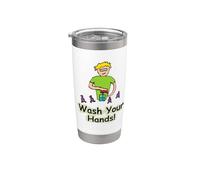 Lávate las manos Vaso térmico de acero inoxidable de doble pared