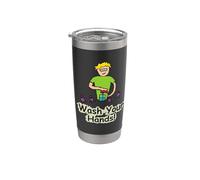 Lávate las manos Vaso térmico de acero inoxidable de doble pared