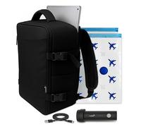 Lavatelli, Mochila Vacío Ryanair 40x30x20 + Bomba USB-C & 2 Bolsas 40x45 | Vac-u-Bag, Equipaje de Mano Low Cost EasyJet | Mochila Premium de Viaje