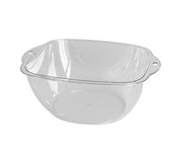 Lavatória de plástico transparente multifuncional SimpleClear Casin Quarto da bacia doméstica (L)