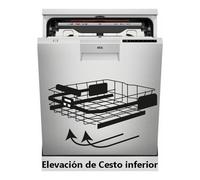 Lavavajillas 60cm AEG FFB83816PM Clase D 14 cubiertos 10 programas Inox