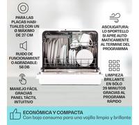 Lavavajillas autónomo Emerald 5 Slim 7 programas Touch Control Klarstein