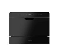 Lavavajillas Bolero Aguazero 2500 S-BI Negro Compacto 6 Servicios Funciones Avanzadas y Diseño Elegante de Cecotec