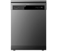 Lavavajillas libre instalación 60 cm - CECOTEC Bolero Aguazero 6500 Dark C, 15 servicios, 6 programas, 67,5 cm, Black