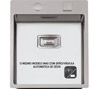 Lavavajillas Box Lux 46 450X505mm con Válvula Cesta (Acero Inoxidable Cepillado) - RODI