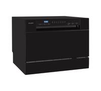 Lavavajillas compacto Exquisit GSP206-030D negro, 6 cubiertos, clase D
